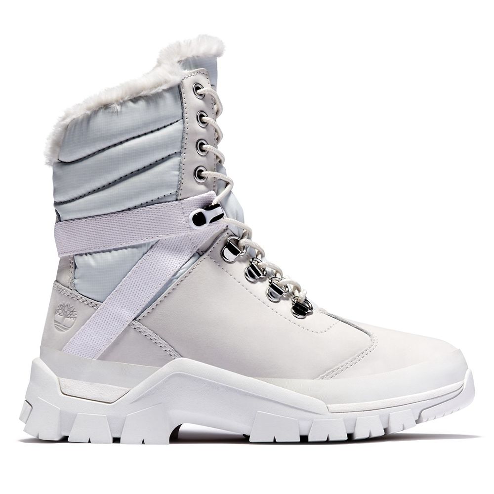 Botas de Nieve Timberland Argentina Mujer - Jenness Falls Waterproof Insulated - Blancas - FRYJKQ-90